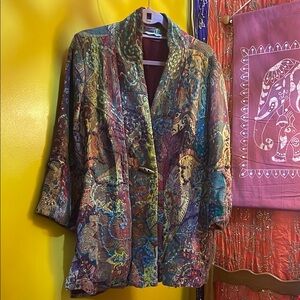 Soft Surroundings Women's  tapestry Jacket